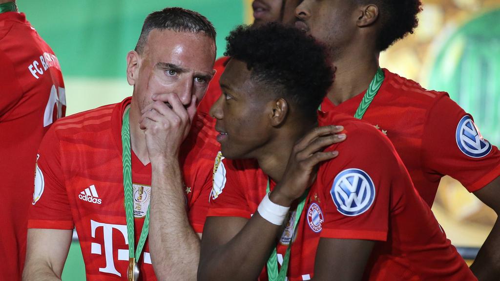 Franck Ribéry (l.) und David Alaba feierten gemeinsam große Erfolge mit dem FC Bayern