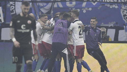 Jubel beim HSV