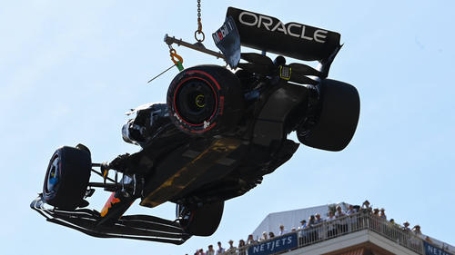 Red-Bull-Pilot Perez crashte seinen Boliden im Qualifying