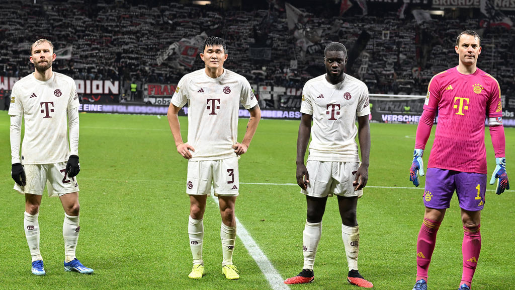Der FC Bayern ging am 14. Bundesliga-Spieltag bei Eintracht Frankfurt baden