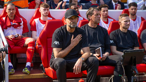 Jürgen Klopp zeigte an der Anfield Road große Emotionen