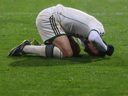 Franck Ribéry krümmt sich am Boden