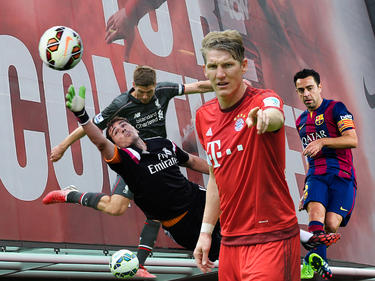 Steven Gerrard, Iker Casillas, Bastian Schweinsteiger und Xavi (v.l.n.r.) brechen zu neuen Ufern auf