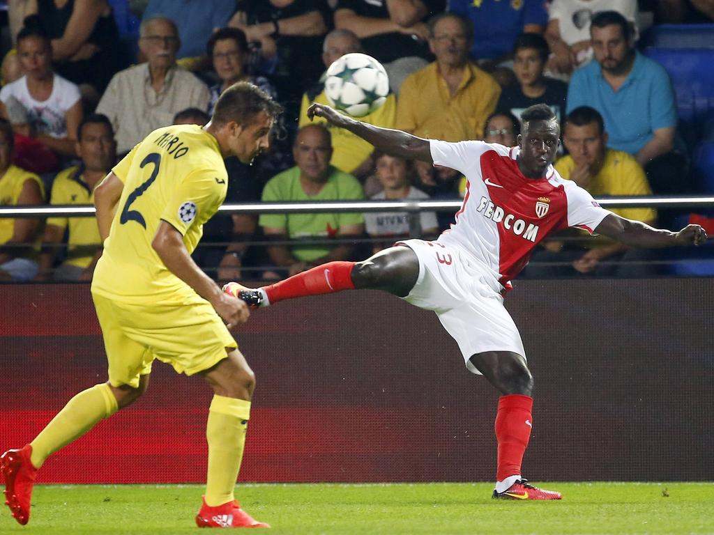 El Mónaco terminó el partido con diez hombres tras la expulsión del Mendy. (Foto: Getty)