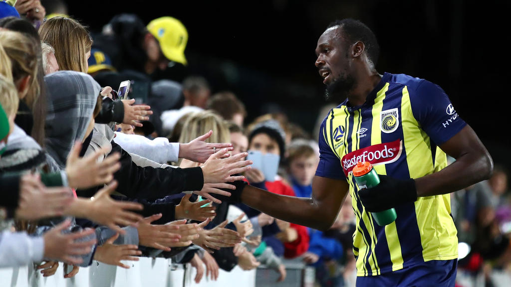 Usain Bolt strebt eine Profifußball-Karriere an