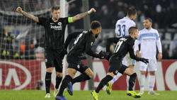 Eintracht Frankfurt setzte sich auch bei Lazio Rom durch