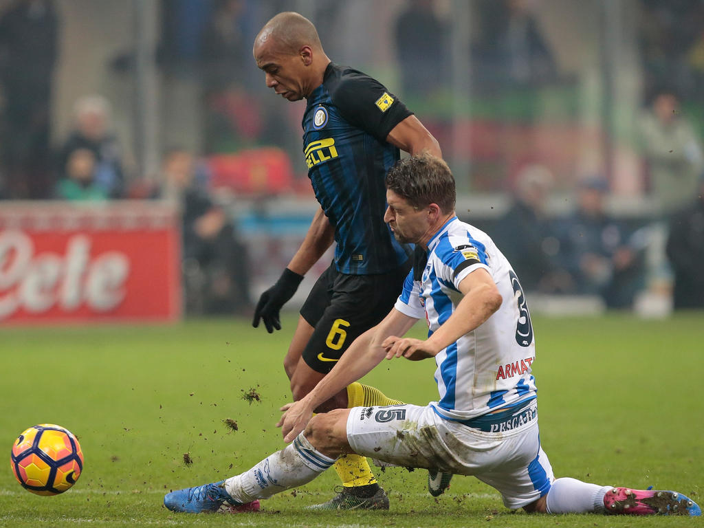 Joao Mario marcó el segundo gol del Inter en el minuto 43. (Foto: Getty)