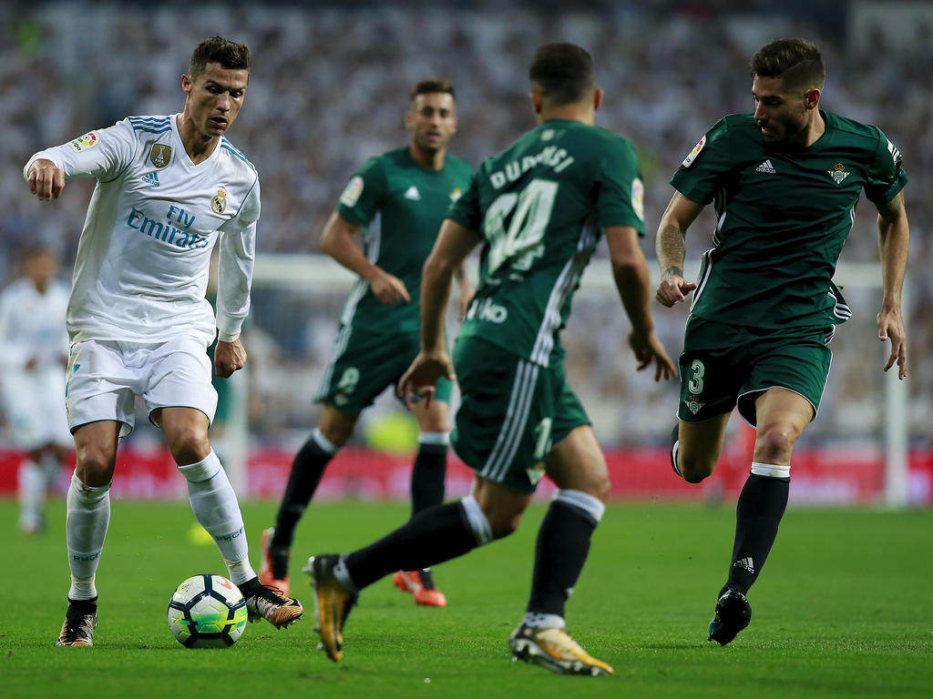 Cristiano Ronaldo (l.) blieb bei seinem Liga-Comeback ohne Treffer