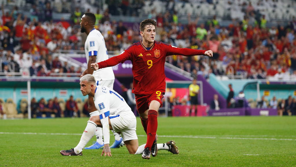 Gavi glänzte im ersten Spanien-Spiel bei der Fußball-WM 2022