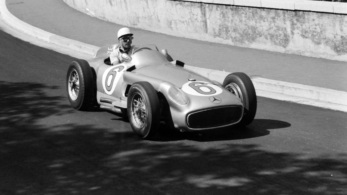 Stirling Moss fuhr 1955 für Mercedes Stirling Moss fuhr 1955 für Mercedes