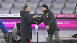 Stehen mit FC Bayern und BVB im Viertelfinale der Champions League: Hansi Flick und Edin Terzic