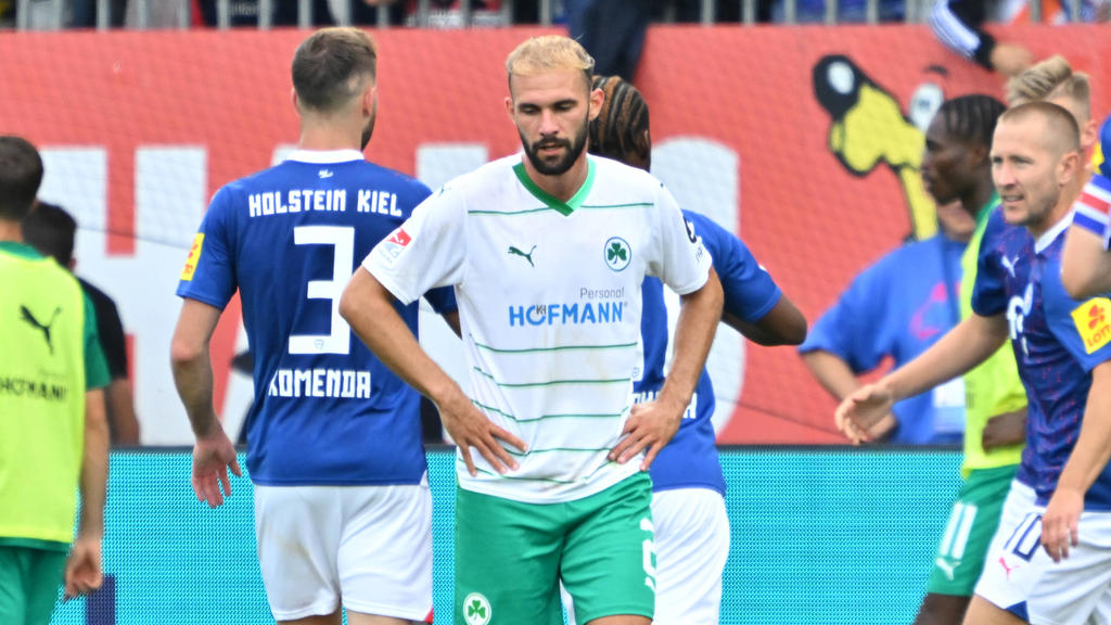 Greuther Fürth verspielte in der 2. Bundesliga eine Führung gegen Holstein Kiel