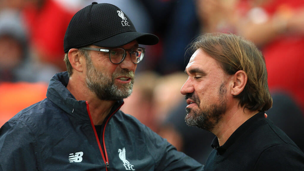 Jürgen Klopp ist im Austausch mit Daniel Farke Jürgen Klopp ist im Austausch mit Daniel Farke