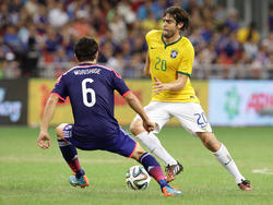 Kaká (r.) wird wieder für Brasilien im Kader stehen
