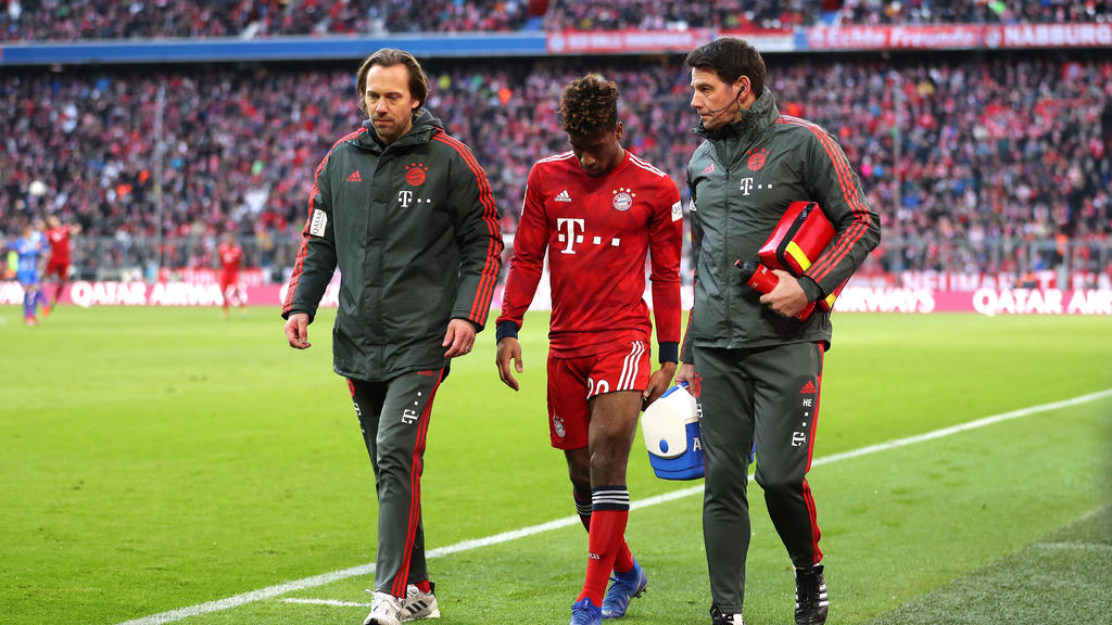 Kingsley Coman droht dem FC Bayern München erneut verletzungsbedingt auszufallen