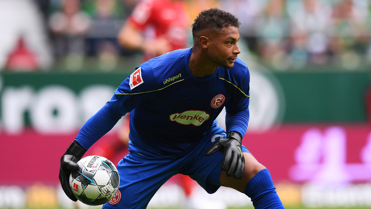 Düsseldorfs Torwart Zackary Steffen überzeugte in Bremen Düsseldorfs Torwart Zackary Steffen überzeugte in Bremen