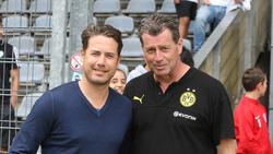 Lars Ricken und U19-Trainer Michael Skibbe vom BVB nehmen die Youth League mittlerweile ernst