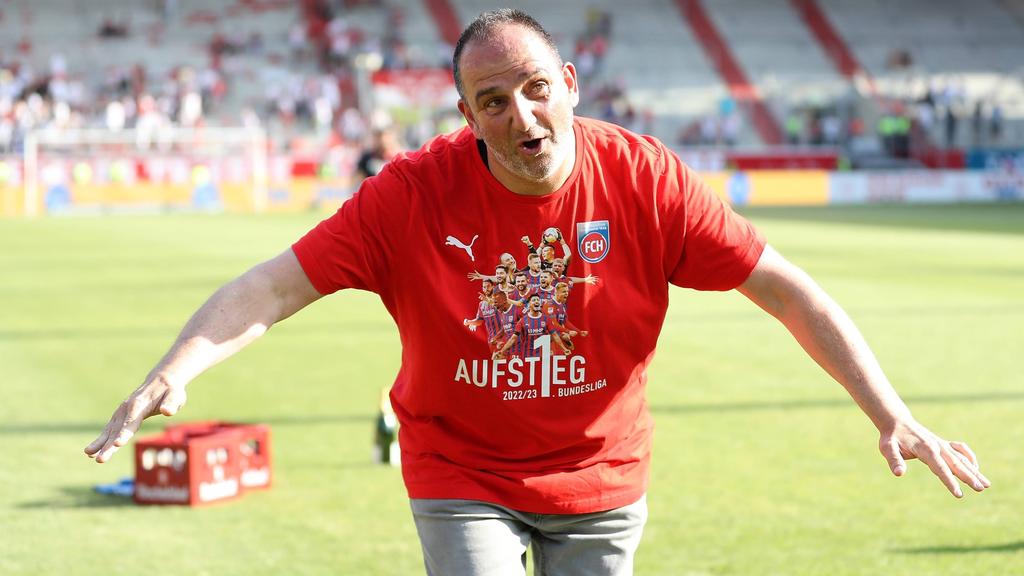 Frank Schmidt schaffte mit dem 1. FC Heidenheim sensationell den Bundesliga-Aufstieg