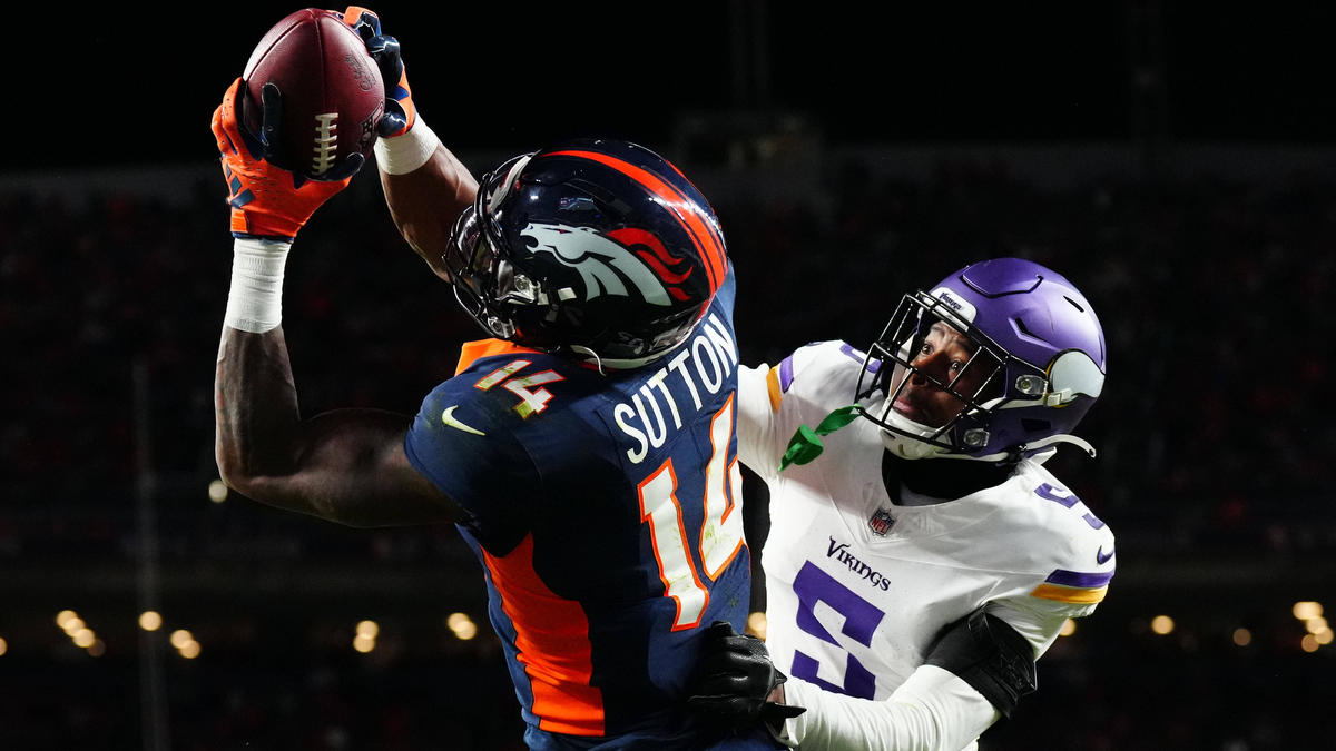 Courtland Sutton sorgte mit seinem späten Touchdown für den Sieg der Broncos