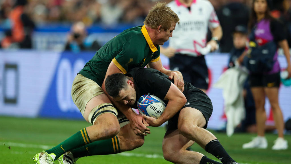 Südafrika gewinnt bei der Rugby-WM gegen Neuseeland