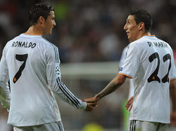 Torschützen unter sich: Cristiano Ronaldo (l.) und Ángel Di María