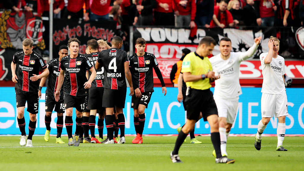Bayer Leverkusen feierte einen historischen Sieg gegen Eintracht Frankfurt