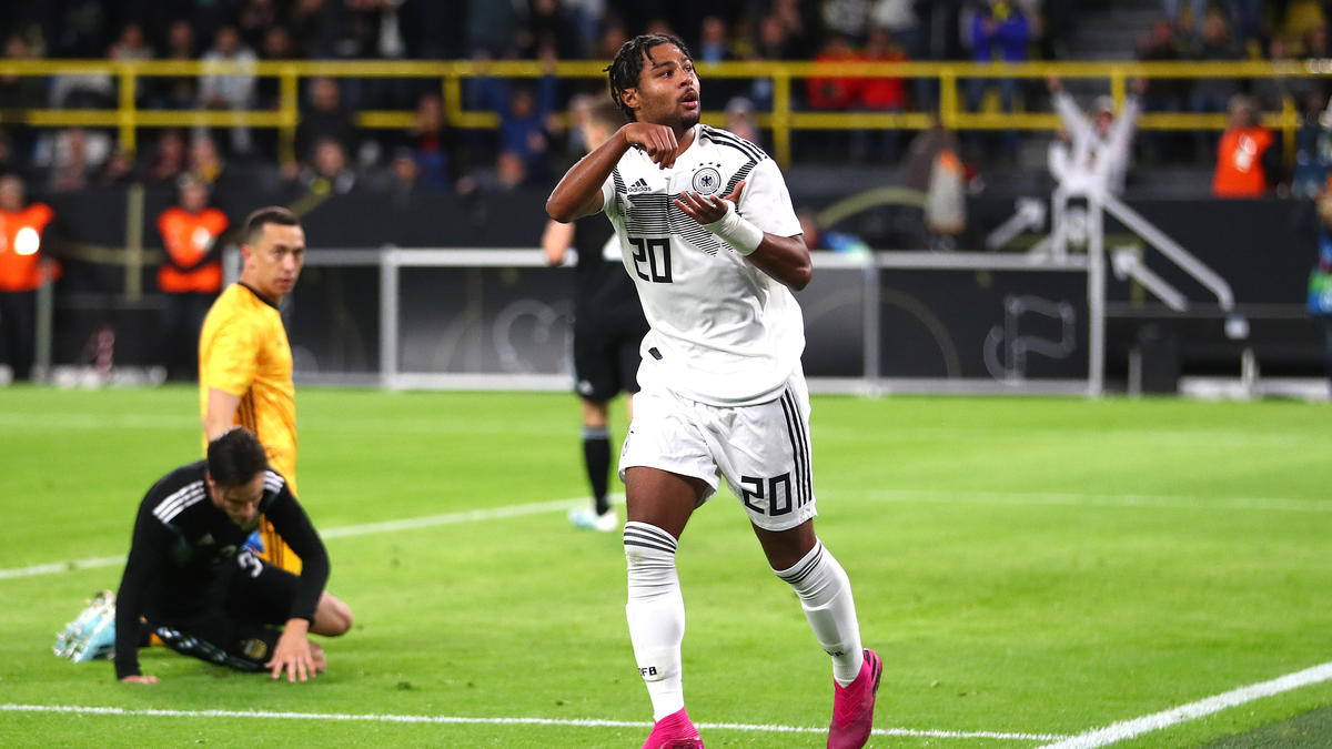 Serge Gnabry vom FC Bayern überragte beim Remis gegen Argentinien Serge Gnabry vom FC Bayern überragte beim Remis gegen Argentinien
