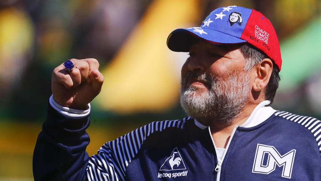Diego Maradona ist derzeit als Trainer aktiv