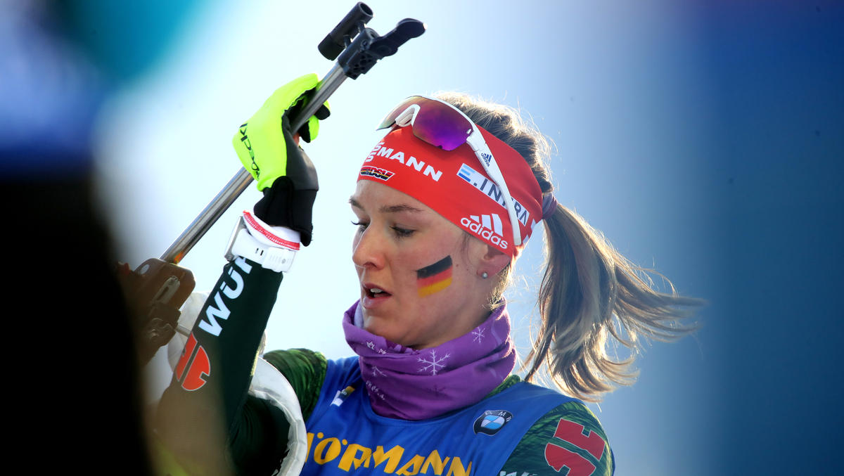 Denise Herrmann sieht das deutsche Biathlon-Team gut aufgestellt Denise Herrmann sieht das deutsche Biathlon-Team gut aufgestellt