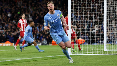 Kevin De Bruyne schoss Manchester City spät zum Sieg
