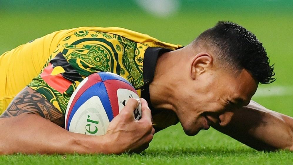 Muss eine Strafe befürchten: Rugby-Superstar Israel Folau Muss eine Strafe befürchten: Rugby-Superstar Israel Folau