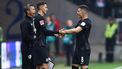 Branimir Hrgota (l.) wird Eintracht Frankfurt wohl verlassen