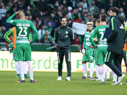 Werder-Trainer Alexander Nouri nach der Niederlage