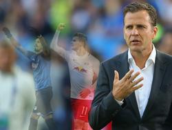 Bierhoff kann sich zwischen Wagner (l.) und Werner nicht entscheiden