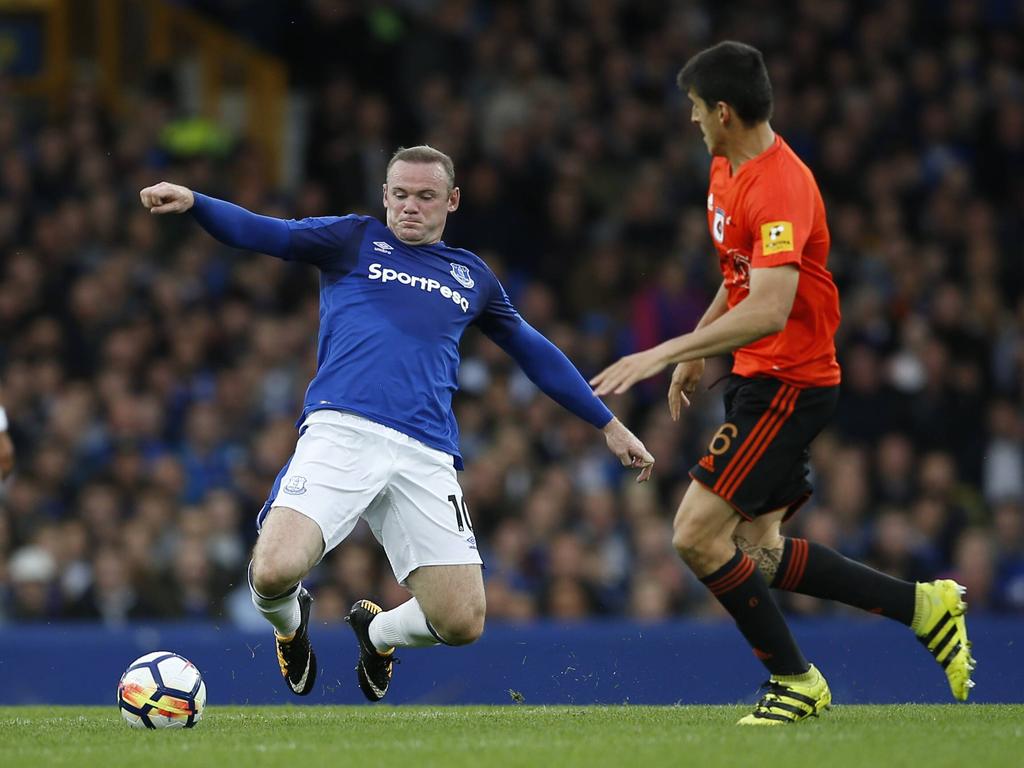 Rooney vuelve a militar en el Everton tras su dilatada carrera en el United. (Foto: Imago)