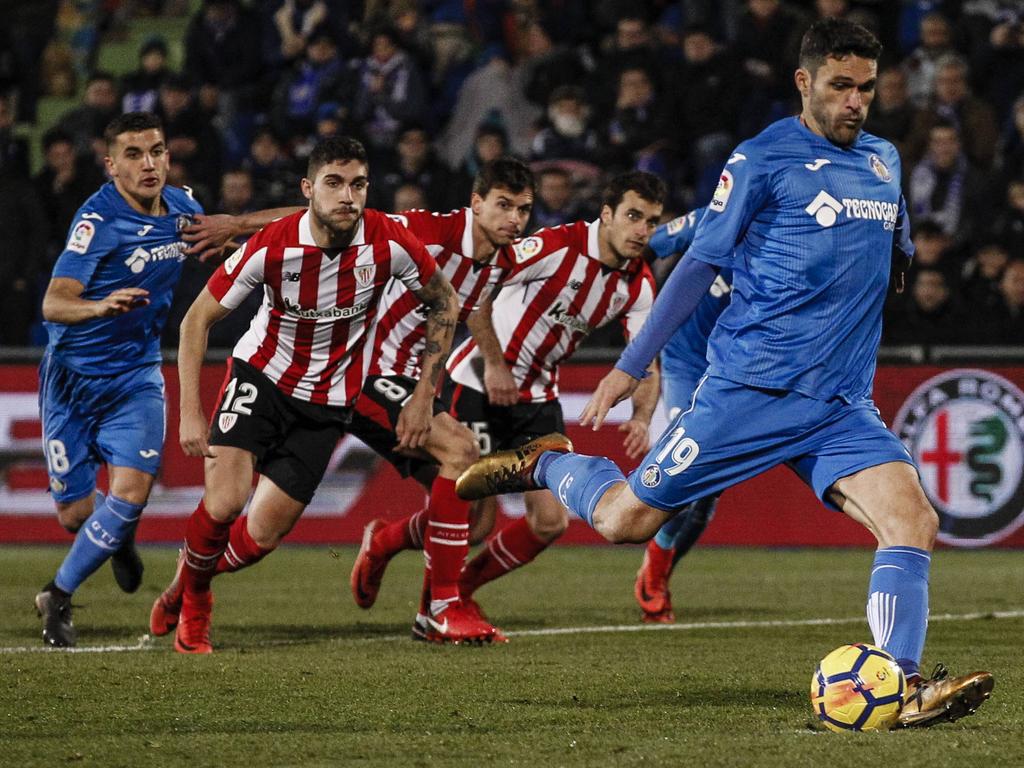 Jorge Molina falló un penalti en el minuto 51. (Foto: Imago)