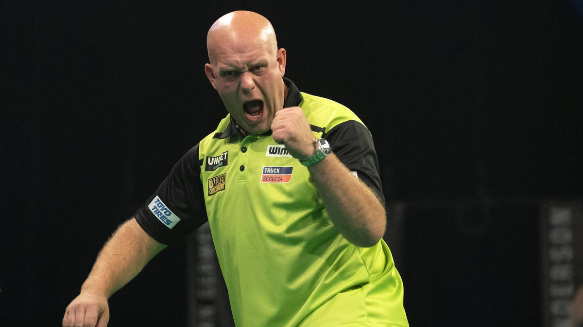Michael van Gerwen hat mit einer Machtdemonstration gewonnen Michael van Gerwen hat mit einer Machtdemonstration gewonnen