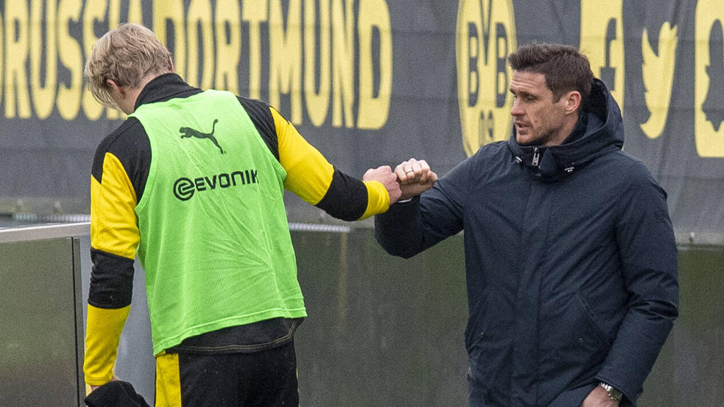 BVB-Stürmer Erling Haaland (l.) ist heiß begehrt BVB-Stürmer Erling Haaland (l.) ist heiß begehrt