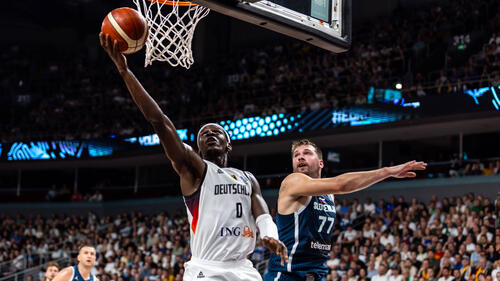 Deutschland gewinnt bei der Basketball-EM gegen Slowenien