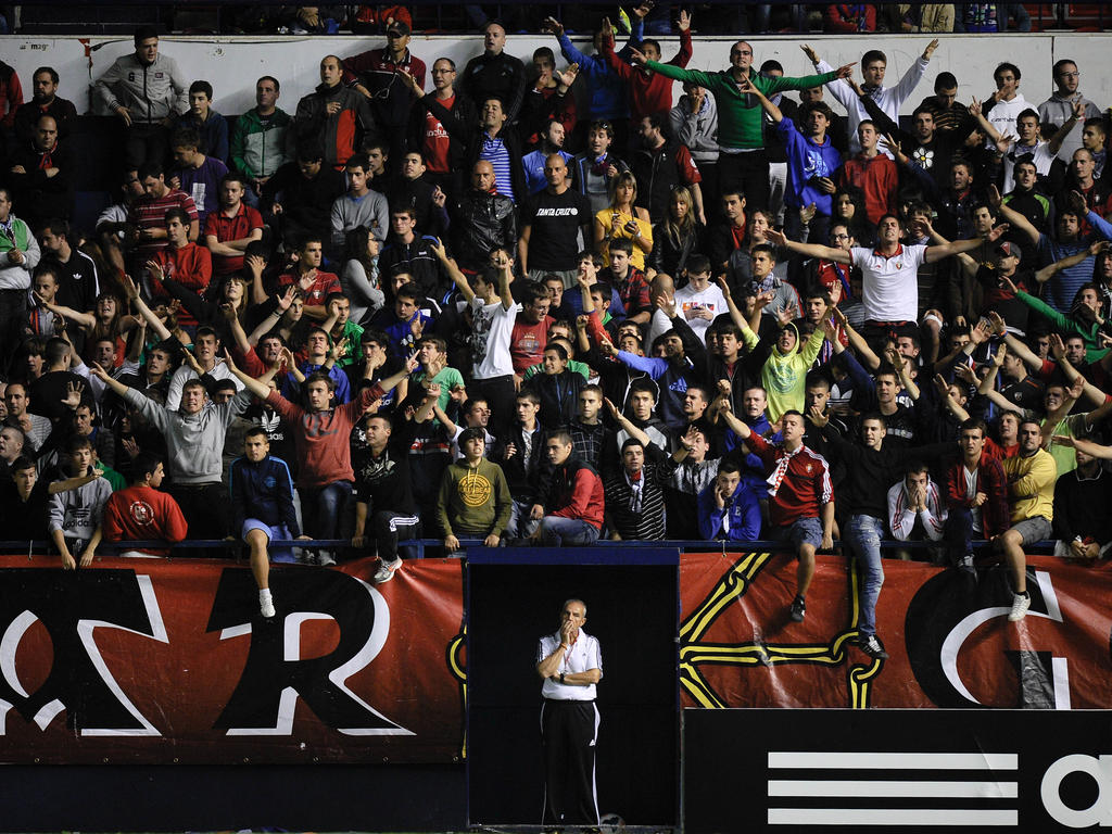 Volle Unterstützung im Abstiegskampf: Fans von CA Osasuna glauben an den Klassenerhalt
