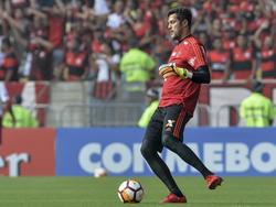 Julio Cesar se despidió de la hinchada de Flamengo. (Foto: Imago)