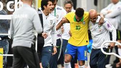 Neymar musste verletzt vom Feld
