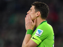Wolfsburgs Mario Gomez schoss nur neben das Tor