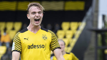 Bradley Fink traf für die U19 des BVB