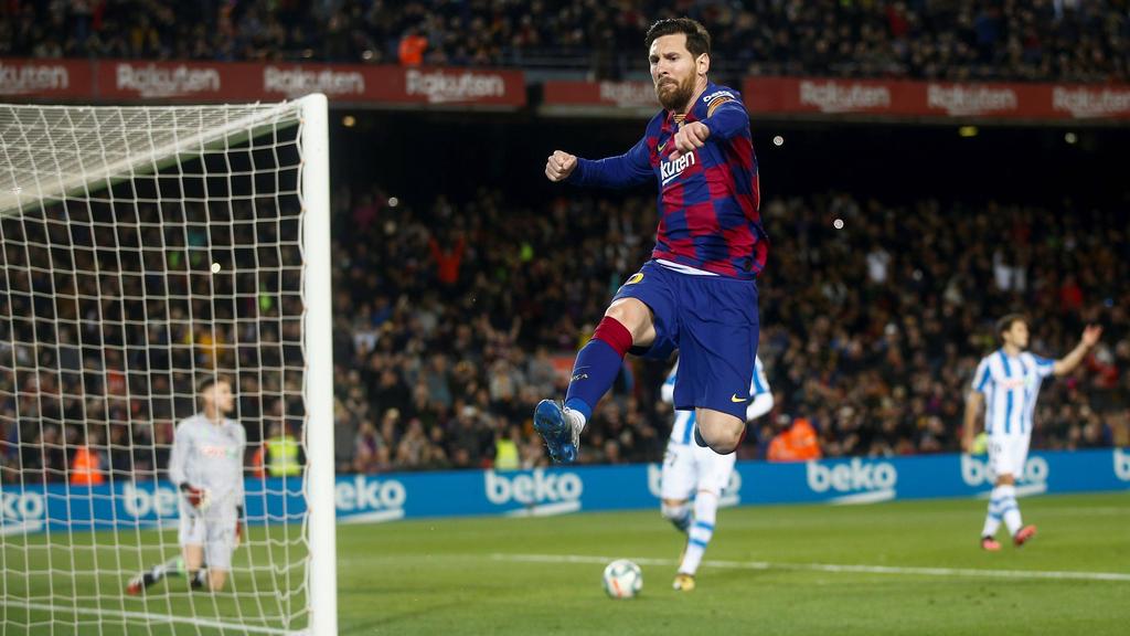 Wieder einmal der Mann des Abends: Lionel Messi