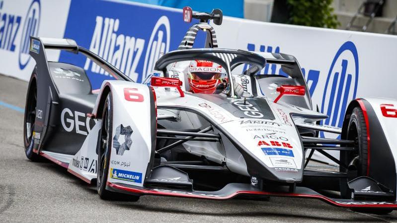 Maximilian Günther hat es beim Formel E-Rennen in Berlin in die erste Startreihe geschafft