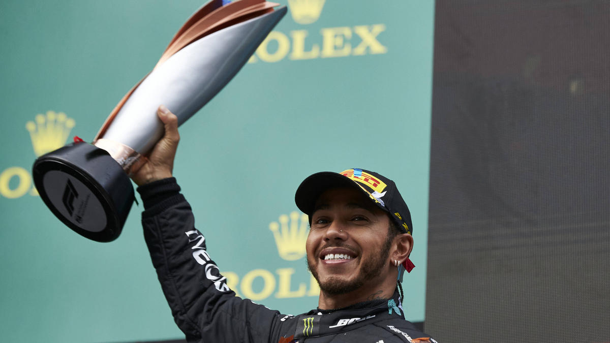 Lewis Hamilton ist siebenfacher Weltmeister Lewis Hamilton ist siebenfacher Weltmeister
