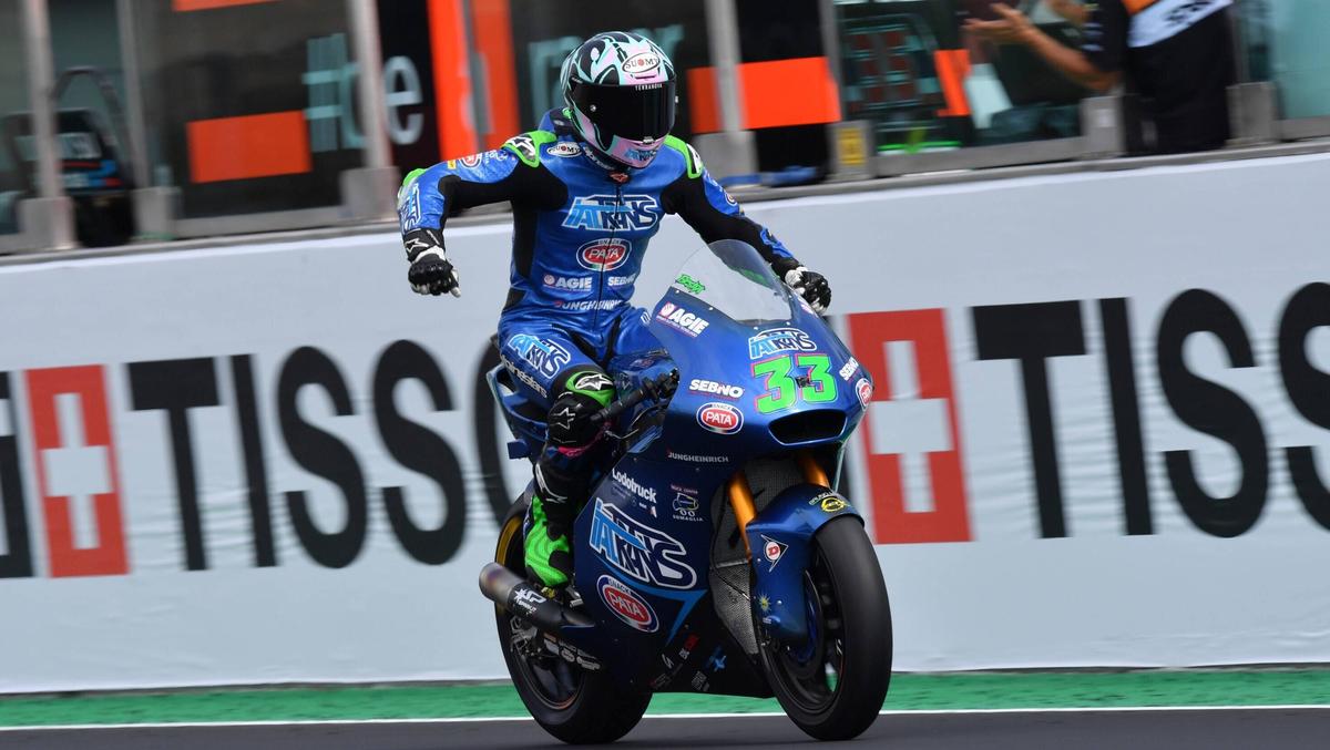 Enea Bastianini ist Moto2-Weltmeister Enea Bastianini ist Moto2-Weltmeister