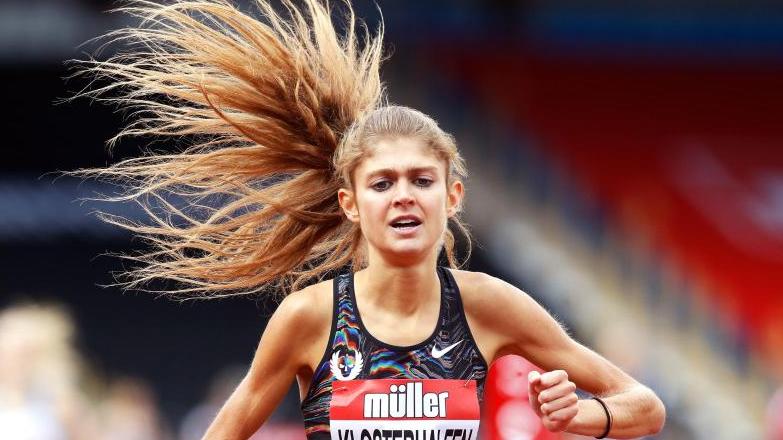 Konstanze Klosterhalfen gewann ein Rennen in den USA Konstanze Klosterhalfen gewann ein Rennen in den USA