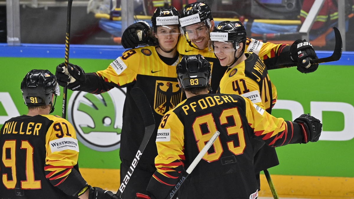 Eishockey Wm Sieg Uber Lettland Deutschland Zieht Ins Viertelfinale Ein